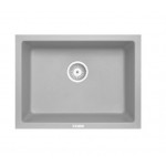 Carysil Concrete Grey Single Big Bowl Granite Kitchen/Laundry Sink Top/Flush/Under Mount 610 x 457 x 205mm